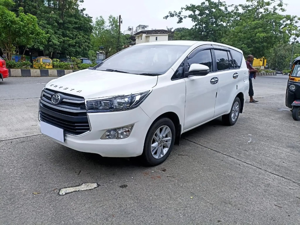 Toyota Innova Crysta white MPV